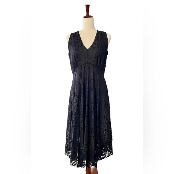 navy blue dress for baby girl Taylor Flower Embellished Asymmetric One Shoulder Gown Black / 8 main image 1